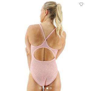 TYR size 34 racerback swimsuit peach